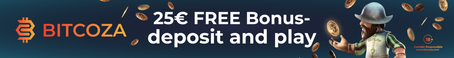 Bitcoza Casino 25€ FREE Bonus
