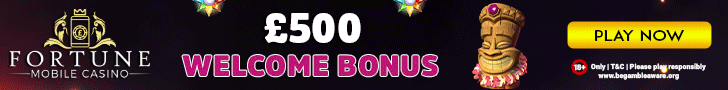 Fortune Mobile Casino Banner