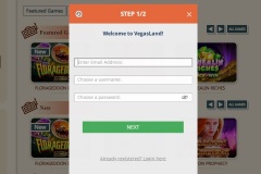 Vegasland-Registration